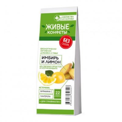 Купить лакомства д/здоровья мармелад имбирь/лимон 105г_бад в Нижнем Новгороде