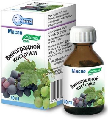 Купить масло косм виноград.косточки 30мл (ботаника ооо, россия) в Нижнем Новгороде