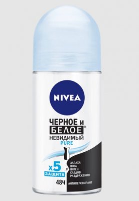 Купить nivea (нивея) дезодорант шариковый невидимая защита пюр, 50мл в Нижнем Новгороде