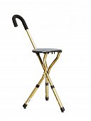 Купить трость amcs37 металлическая комбинированная с трехопорным стулом с регулируемой высотой в Нижнем Новгороде