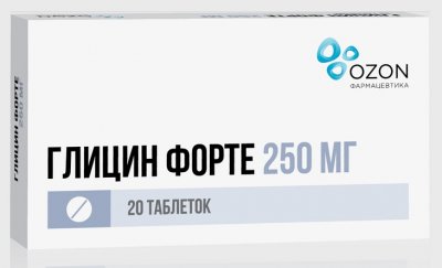 Купить глицин форте, таблетки защечные и подъязычные 250мг, 20 шт в Нижнем Новгороде