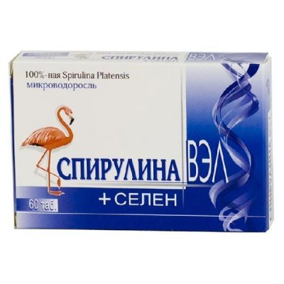 Купить спирулина вэл+селен, таблетки 500мг, 60 шт бад в Нижнем Новгороде