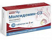 Купить молсидомин-сз, таблетки 2мг, 30 шт в Нижнем Новгороде
