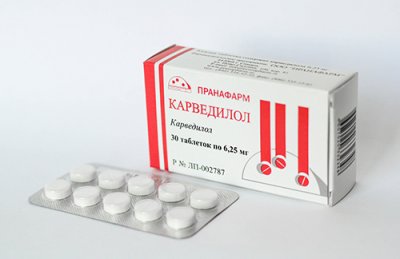 Купить карведилол, таблетки 6,25мг, 30 шт в Нижнем Новгороде