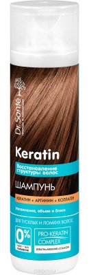 Купить доктор санте кератин (dr. sante) шампунь для тусклых и ломких волос, 250мл в Нижнем Новгороде