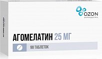 Купить агомелатин, таблетки, покрытые пленочной оболочкой 25мг, 98 шт в Нижнем Новгороде