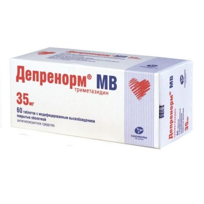 Купить депренорм мв, таблетки с пролонгированным высвобождением, покрытые пленочной оболочкой 35мг, 60 шт в Нижнем Новгороде