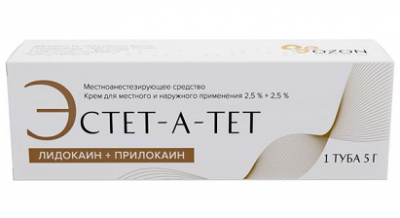 Купить эстет-а-тет, крем для местного и наружного применения 2,5%+2,5%, 5 г  в Нижнем Новгороде