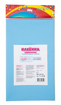 Клеенка подкладная с ПВХ покрытием цветная без отделки, размер 1м х1,4м