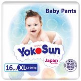 YokoSun (ЙокоСан) подгузники-трусики размер XL (12-20кг) 16шт