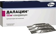 Купить далацин, суппозитории вагинальные 100мг, 3 шт в Нижнем Новгороде