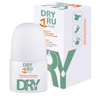 Купить драй ру (dry ru) форте дезодорант антиперспирант для чувствительной кожи, 50мл в Нижнем Новгороде