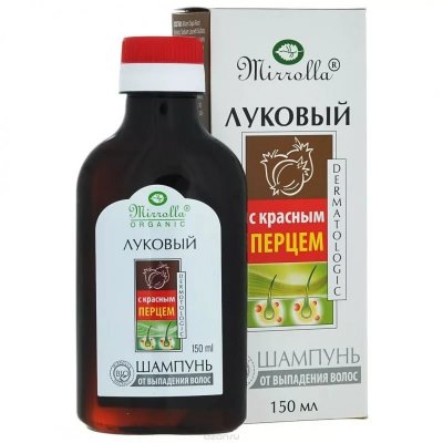 Купить мирролла луковый шампунь против выпадения с красным перцем, 150 мл в Нижнем Новгороде