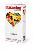 Купить masculan (маскулан) презервативы с ароматом тутти-фрутти tutti-frutti, 10 шт в Нижнем Новгороде