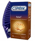Купить contex (контекс) презервативы relief рельефные 12шт в Нижнем Новгороде