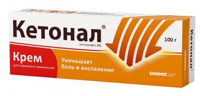 Купить кетонал, крем для наружного применения 5%, туба 100г в Нижнем Новгороде