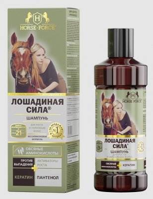 Купить лошадиная сила (horse force) шампунь для роста и укрепления кератином на основе овсяных пав 250 мл в Нижнем Новгороде