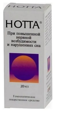 Купить нотта, капли для приема внутрь гомеопатические, флакон 20 мл в Нижнем Новгороде