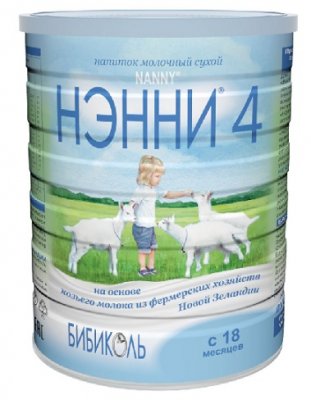 Купить нэнни 4 смесь на основе натурального козьего молока с пребиотиками с 18 месяцев, 800г в Нижнем Новгороде