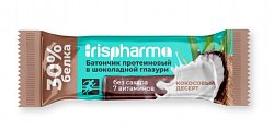 Купить ирисфарма (irispharma) батончик протеиновый 30% кокосовый десерт в шоколадной глазури, 40г бад в Нижнем Новгороде