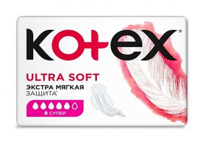 Купить kotex ultra soft (котекс) прокладки супер 8шт в Нижнем Новгороде
