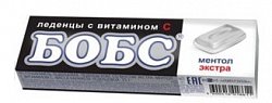 Бобс, леденцовая карамель со вкусом Экстра ментол, 10 шт БАД
