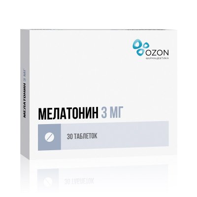 Купить мелатонин, таблетки, покрытые пленочной оболочкой 3мг, 30 шт в Нижнем Новгороде