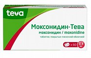 Купить моксонидин-тева, таблетки покрытые пленочной оболочкой 0,4 мг, 60 шт в Нижнем Новгороде