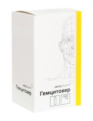 Купить гемцитовер, лиофилизат для приготовления раствора для инфузий 1000мг, 1 шт в Нижнем Новгороде