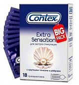 Купить contex (контекс) презервативы extra sensation 18шт в Нижнем Новгороде