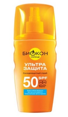 Купить биокон солнце спрей солнцезащитный ультразащита, 160мл spf50 в Нижнем Новгороде