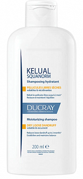 Ducray (Дюкрэ) kelual squanorm шампунь от сухой перхоти 200 мл