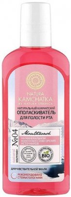 Купить натура сиберика камчатка ополаскиватель для полости рта для чувствительной эмали 250мл в Нижнем Новгороде
