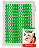 Купить аппликатор массажер медицинский тибетский на мягкой подложке 41х60 см, зеленый в Нижнем Новгороде