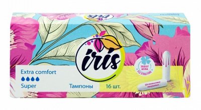 Купить iris (ирис), тампоны супер, 16шт в Нижнем Новгороде