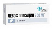Купить левофлоксацин, таблетки, покрытые пленочной оболочкой 750мг, 10 шт в Нижнем Новгороде