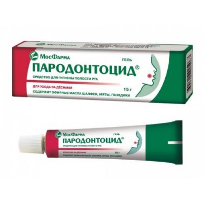 Купить пародонтоцид, гель для гигиены полости рта, 15мл в Нижнем Новгороде