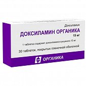Купить доксиламин, таблетки, покрытые пленочной оболочкой 15мг, 30 шт в Нижнем Новгороде