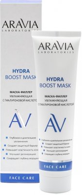Купить aravia (аравиа) маска-филлер для лица увлажняющая гиалуроновая, 100мл в Нижнем Новгороде