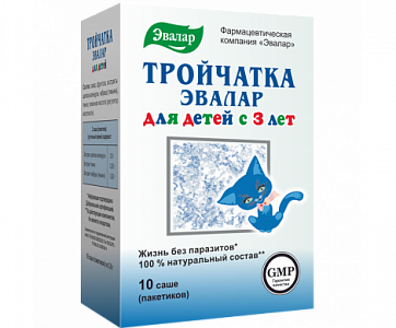 Тройчатка Эвалар для детей, пакетики-саше 3,6г, 10 шт БАД