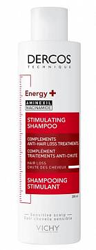Vichy Dercos (Виши Деркос) шампунь тонизирующий с Аминексилом 200мл