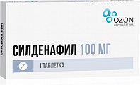 Купить силденафил, таблетки, покрытые пленочной оболочкой 100мг, 1 шт в Нижнем Новгороде