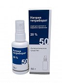 Купить натрия тетраборат, раствор для местного и наружного применения 20%, спрей 50мл в Нижнем Новгороде