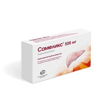 Самеликс, таблетки кишечнорастворимые, покрытые пленочной оболочкой 500мг, 20 шт