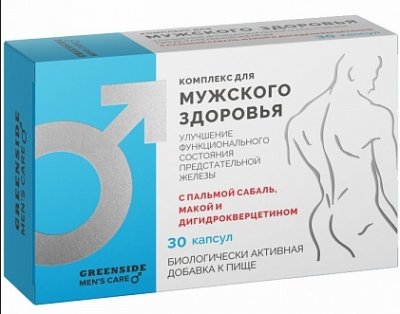 Купить комплекс для мужского здоровья с пальмой сабаль, макой и дигидрокверцетином, капсулы массой 500 мг, 30 шт бад в Нижнем Новгороде