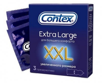 Купить contex (контекс) презервативы extra large увеличенного размера 3шт в Нижнем Новгороде