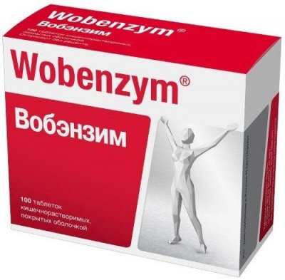 Купить вобэнзим, таблетки кишечнорастворимые, покрытые оболочкой, 100 шт в Нижнем Новгороде