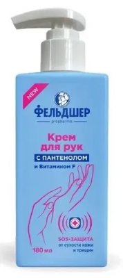Купить фельдшер крем для рук с пантенолом и витамином f sos-защита, 180 мл в Нижнем Новгороде