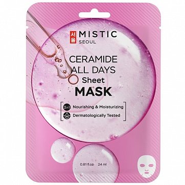 Mistic (Мистик), маска тканевая для лица с керамидами, 24 мл
