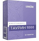 Купить биостандарт таурин 1000 леколайк (lekolike), таблетки массой 600 мг 60шт. бад в Нижнем Новгороде